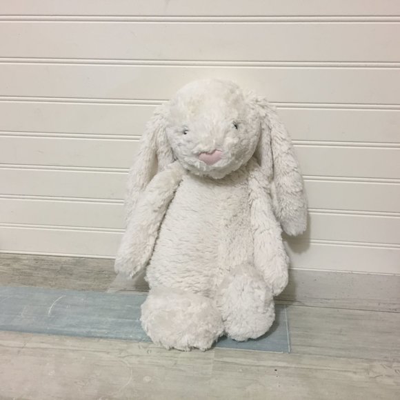 Jellycat White Rabbit Bunny Plush 14", Stuffed Animal Toy - Picture 1 of 5
